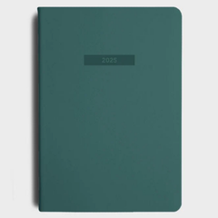 2025 MiGoals A5 Weekly Notes Diary Teal Green