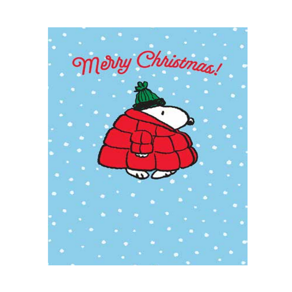 Snoopy Merry Christmas Anorak Card