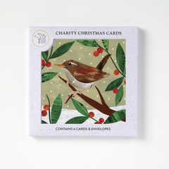 Wren Charity Pack of 6 Christmas Cards