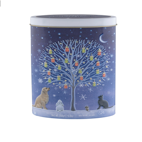 Christmas Tree of Gifts Clotted Cream Fudge Tin