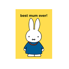 Miffy Best Mum Ever Card