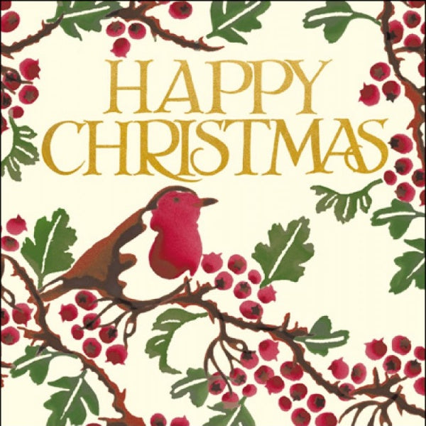 Emma Bridgewater Robin Christmas Card