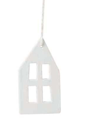 House Porcelain Hanging Ornament