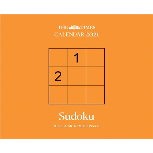 The Times Sudoku Boxed Calendar 2021