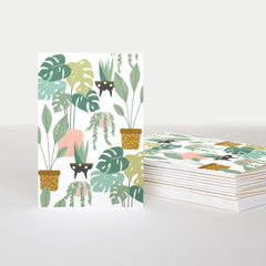 Houseplant Pack of 10 Cards