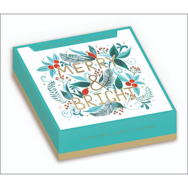 Merry and Bright Christmas Card Box