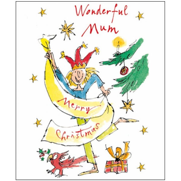 Wonderful Mum Quentin Blake Celebrations Christmas Card