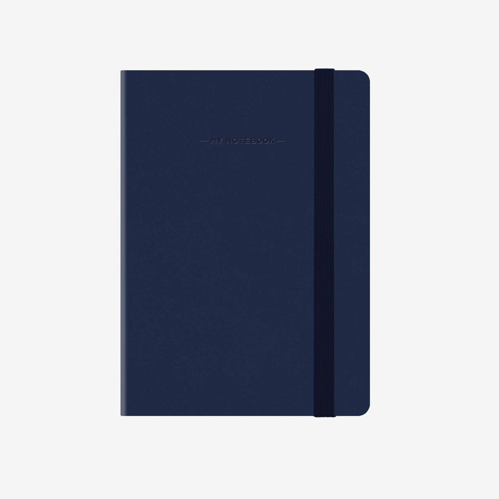 Small Lined Navy Notebook