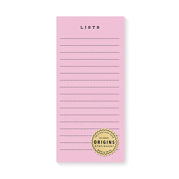 Origins Pink List Pad