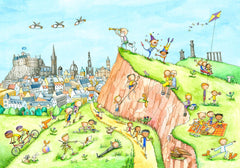 Salisbury Crags Postcard