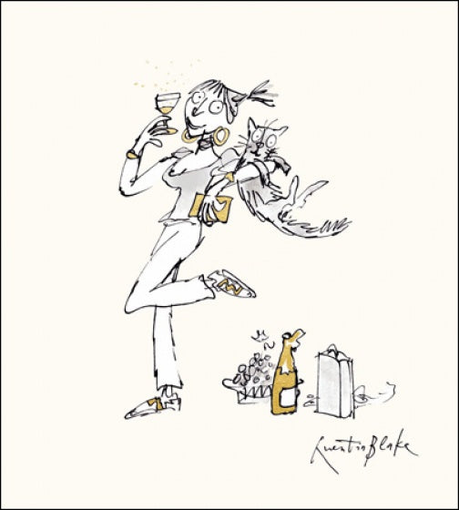 Girlie Fun Quentin Blake Card