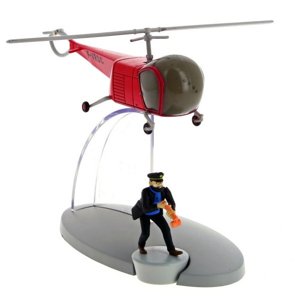 Red Helicopter With Haddock Figure From The Calculus Affair