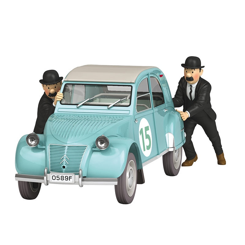 Tintin 1/24th Scale Citroen 2CV Rally Car From The Red Sea Sharks