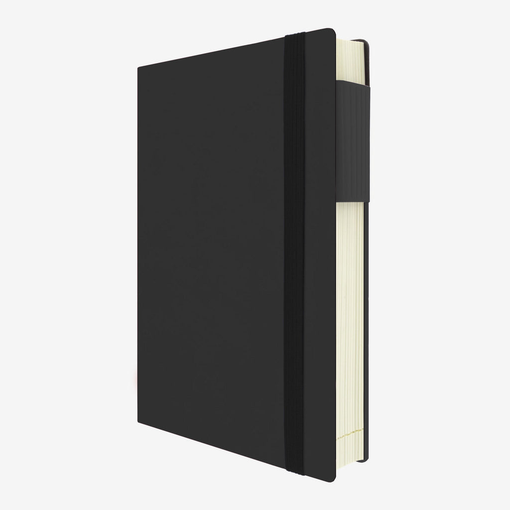 2018 Medium Weekly Diary with Notebook Black