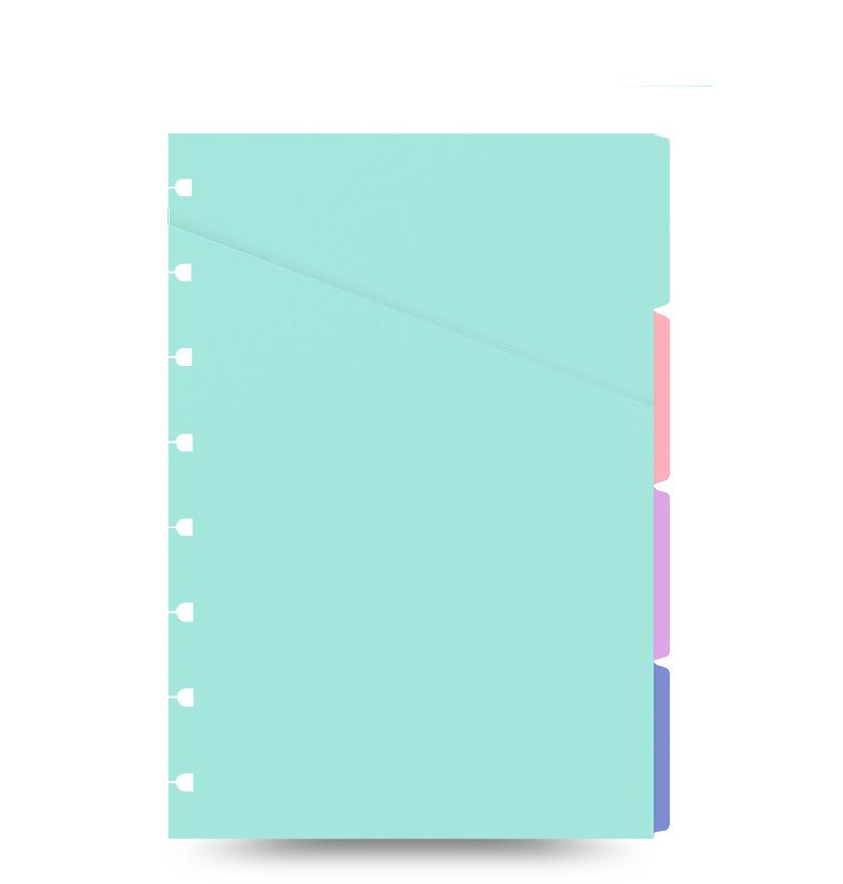 Filofax Pastel Coloured A5 Notebook Indices Refill