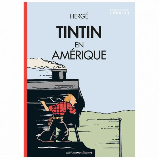 Tintin in America Train Poster