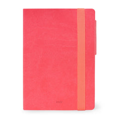 2022 Small Weekly Diary 12 Month - Neon Coral