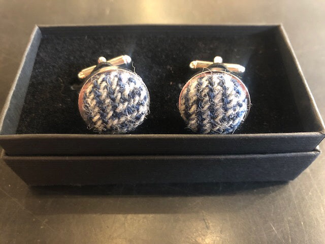 Tweed Cufflinks Mussel