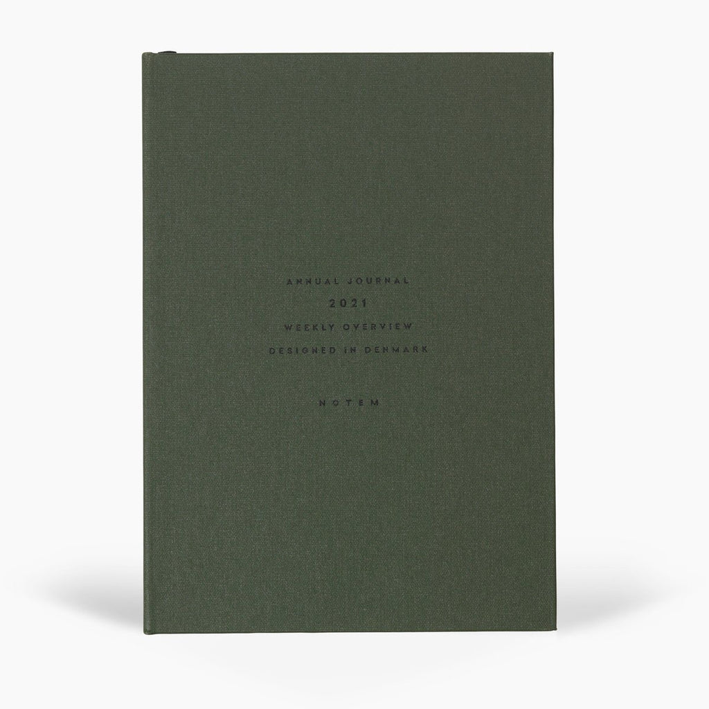 Alva 2021 A5 Dark Green Alva Annual Journal by Notem