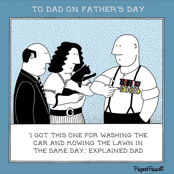 To Dad On Father's Day Fred Card