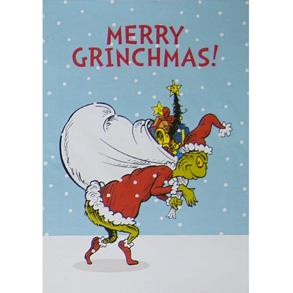 The Grinch Merry Christmas Sack