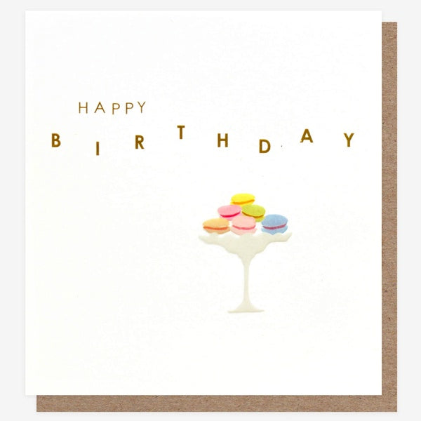 Happy Birthday Macaroons Card