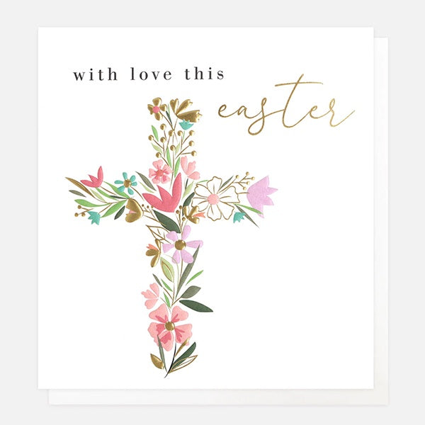 Floral Cross Card