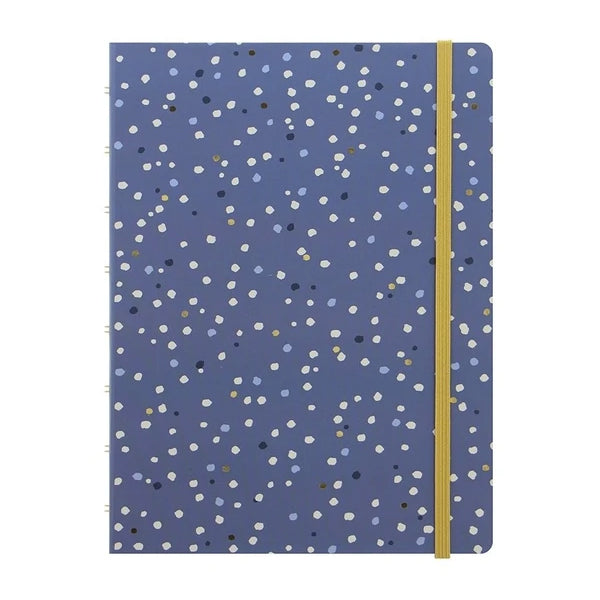 Filofax Patterns A5 Indigo Snow Refillable Notebook