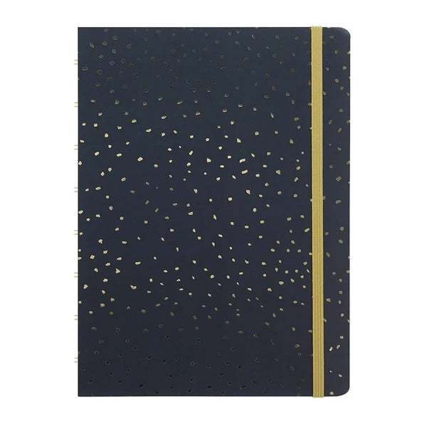 Filofax Confetti A5 Charcoal Refillable Notebook