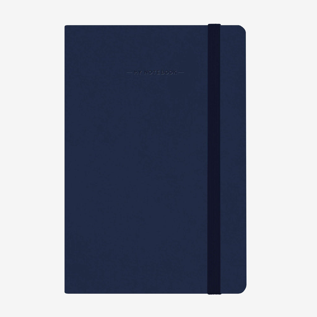 Medium Squared Navy Notebook