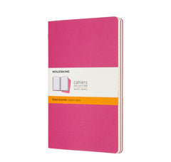 Moleskine Cahier Set of 3 Ruled Journals Kinetic Pink