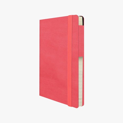 Small Weekly Diary With Notebook 18 Month 2019/2020 - Neon Coral