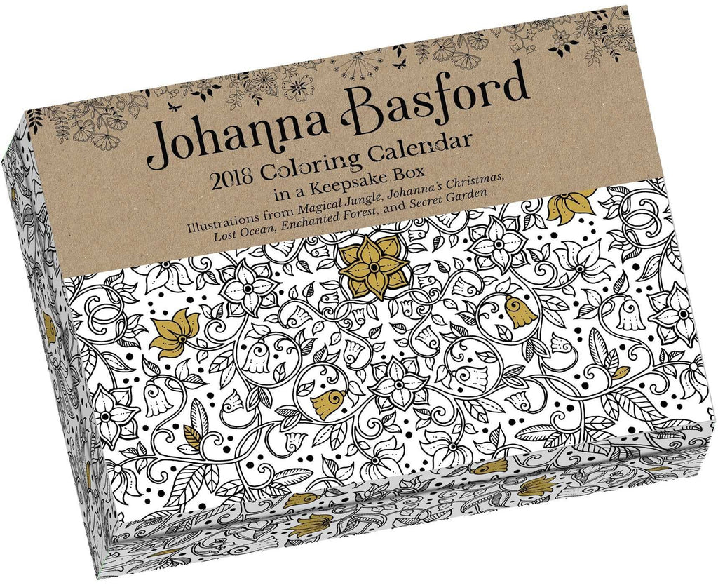 2018 Johanna Basford Colouring Day-to-Day Calendar