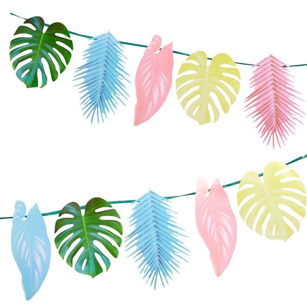 Pastel Tropical Fiesta Palm Garland