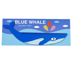 Whale Wooden Ruler