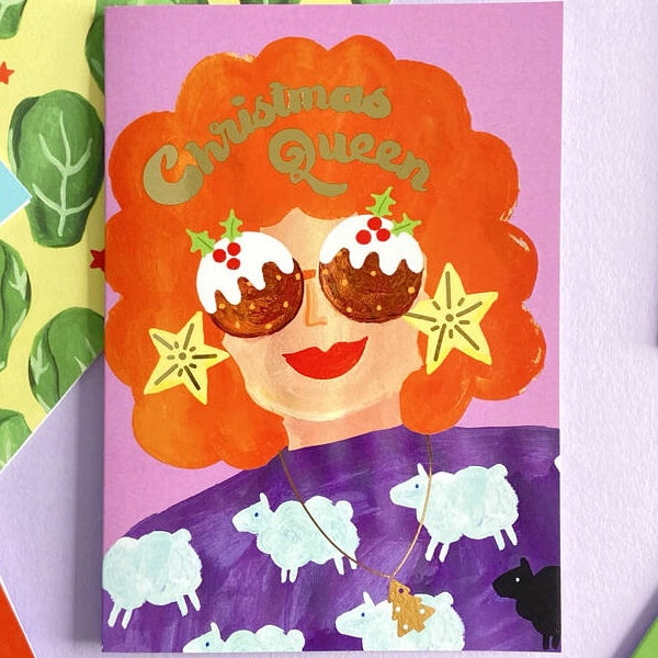 Christmas Queen Card