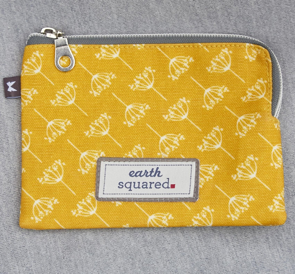 Mustard Dandelion Print Oil Freya Purse