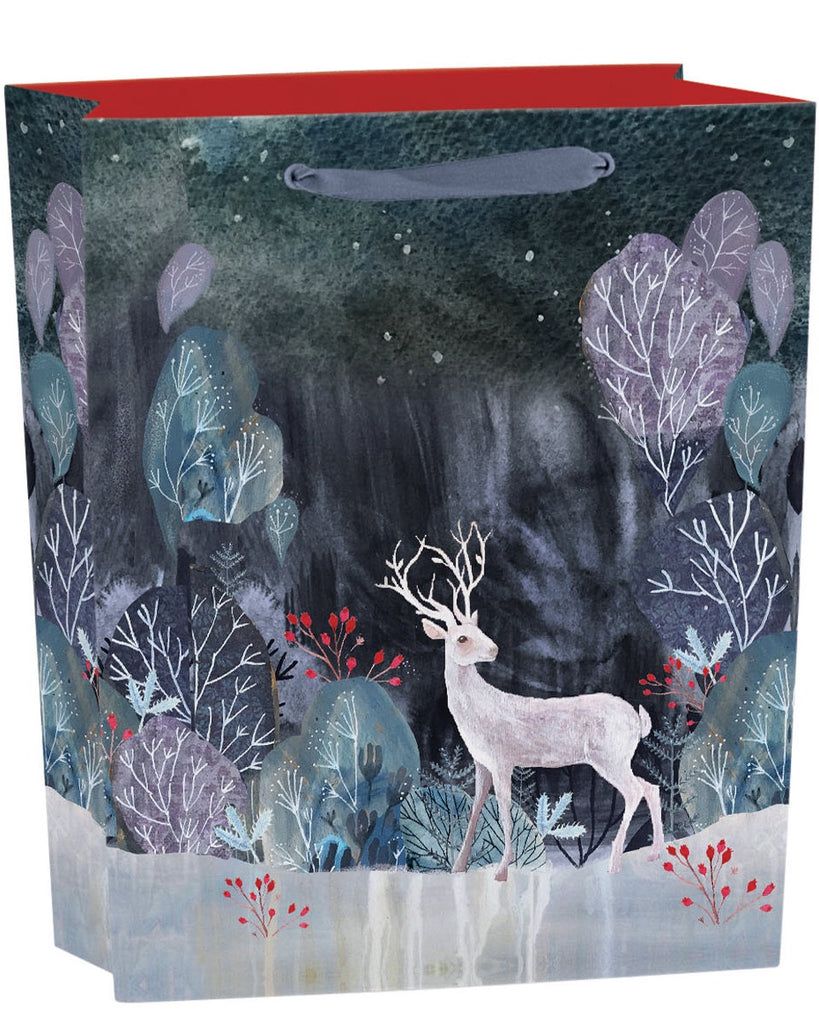 Silver Stag Medium Gift Bag