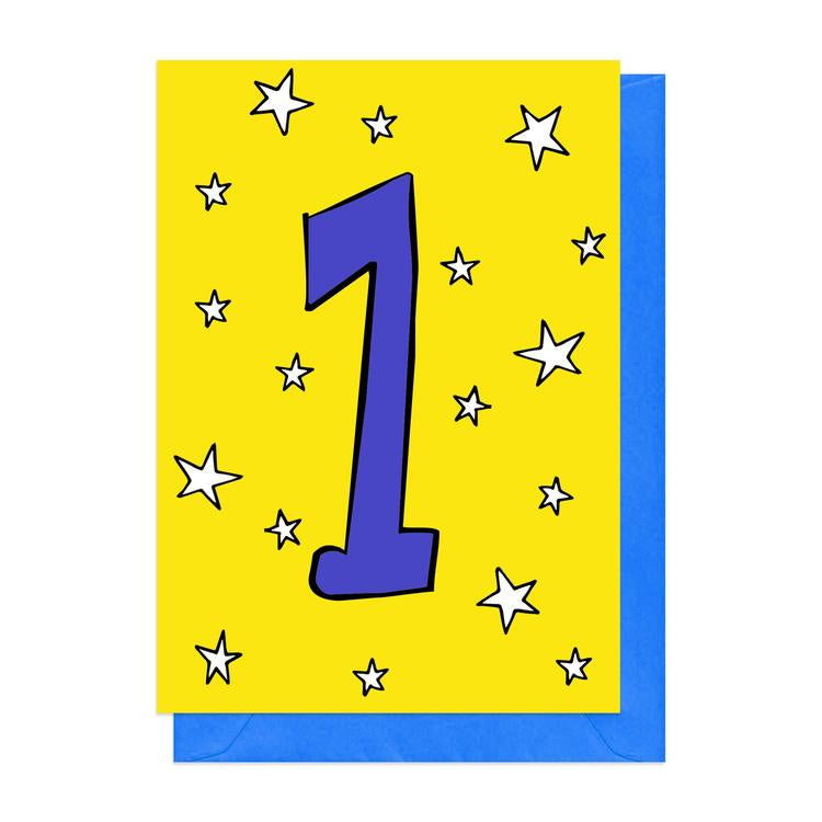 Age 1 Stars Card