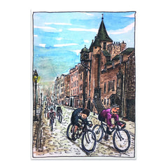 Victorian Cycles The Royal Mile Postcard