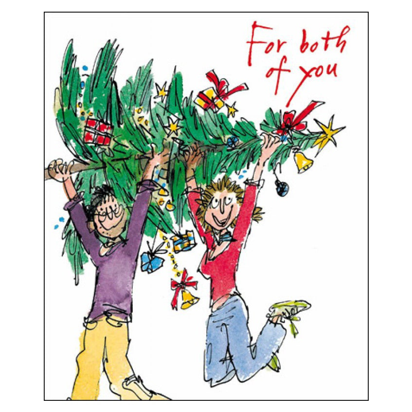 For Both of You Quentin Blake Christmas Card