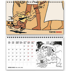 Tintin 2022 Desk Calendar