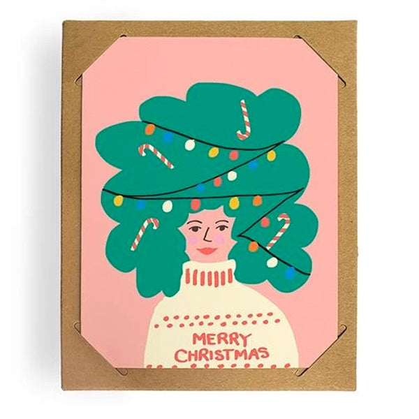 Christmas Hair Box of Cards