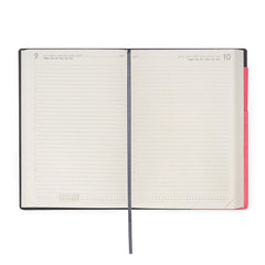 2022 Large Daily Diary 12 Month  - Neon Coral