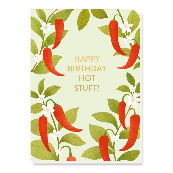 Happy Birthday Hot Stuff Seed Card