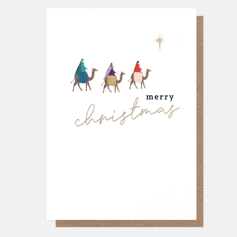 Merry Christmas 3 Wise Men Card