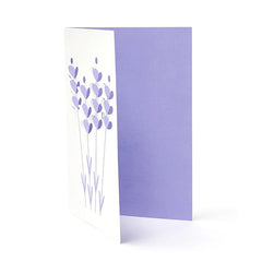 Lavender Die Cut Card