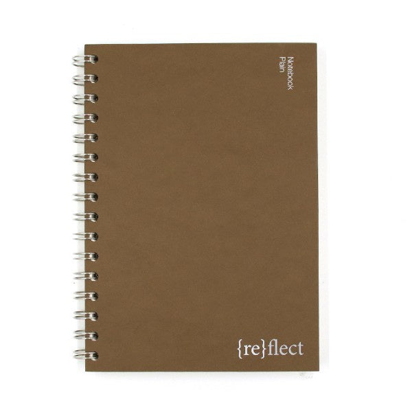 Organic Hazelnut Residue Grande Plain Notebook