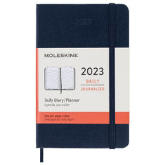 Moleskine 2023 Daily Planner Pocket Hardcover Sapphire Blue