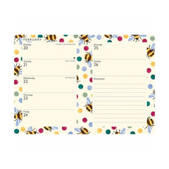 Emma Bridgewater Polka Dot & Bee 2023 A6 Diary